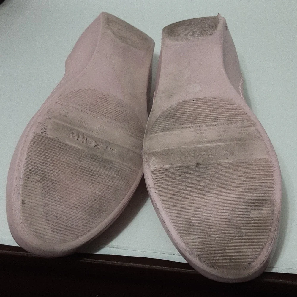 ZAXY Star V Slip On Pink Blossom with Floral Accent Flat‎ Slip On